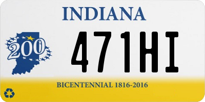 IN license plate 471HI