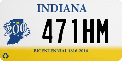 IN license plate 471HM