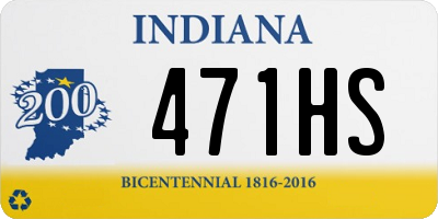 IN license plate 471HS