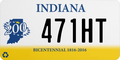 IN license plate 471HT