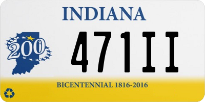 IN license plate 471II