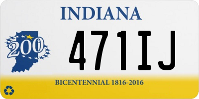 IN license plate 471IJ