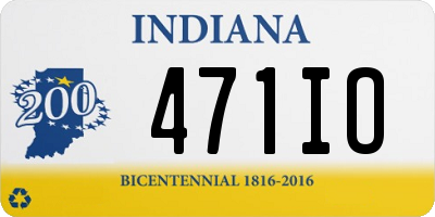 IN license plate 471IO