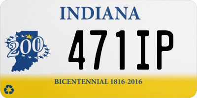 IN license plate 471IP