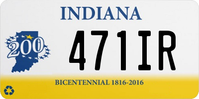 IN license plate 471IR