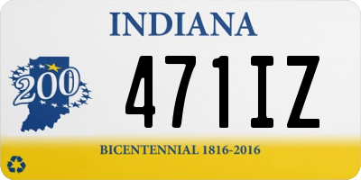 IN license plate 471IZ