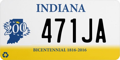 IN license plate 471JA