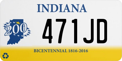 IN license plate 471JD