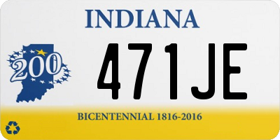 IN license plate 471JE