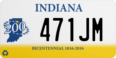 IN license plate 471JM