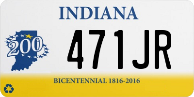 IN license plate 471JR