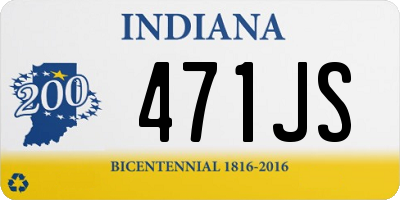 IN license plate 471JS