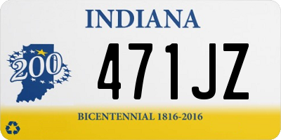 IN license plate 471JZ