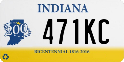 IN license plate 471KC