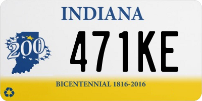 IN license plate 471KE