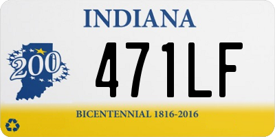 IN license plate 471LF