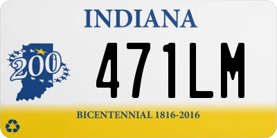 IN license plate 471LM