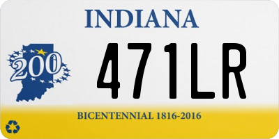 IN license plate 471LR