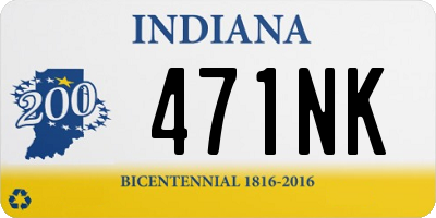 IN license plate 471NK