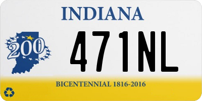 IN license plate 471NL