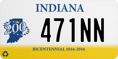 IN license plate 471NN