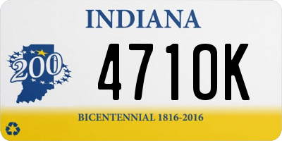 IN license plate 471OK