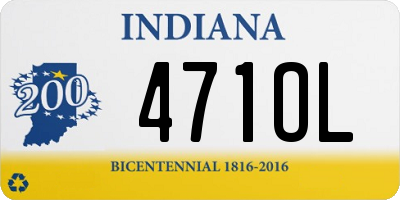 IN license plate 471OL