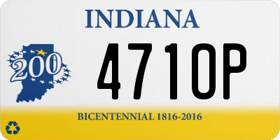 IN license plate 471OP