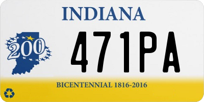 IN license plate 471PA