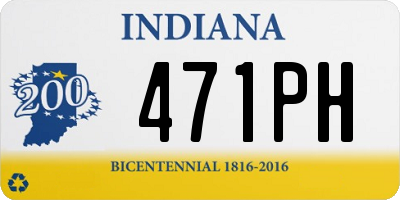 IN license plate 471PH