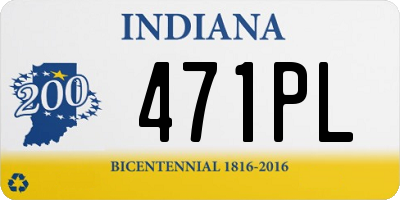 IN license plate 471PL