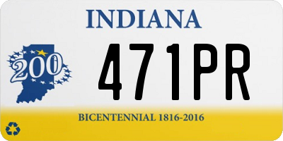 IN license plate 471PR