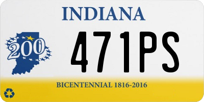 IN license plate 471PS