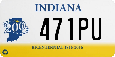 IN license plate 471PU