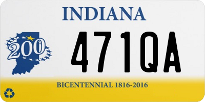 IN license plate 471QA