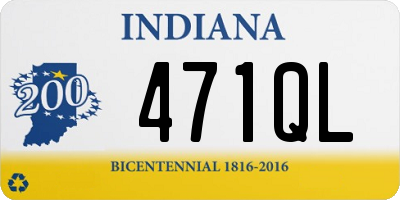 IN license plate 471QL