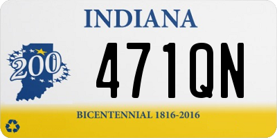 IN license plate 471QN