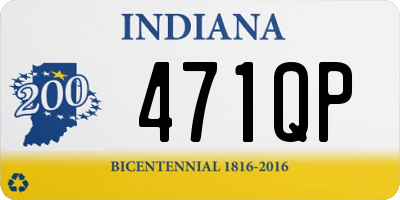 IN license plate 471QP