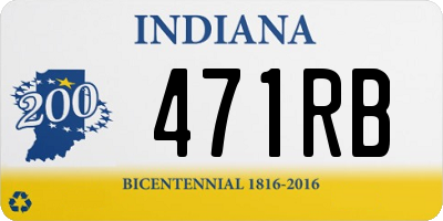 IN license plate 471RB