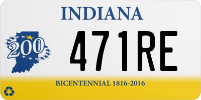 IN license plate 471RE