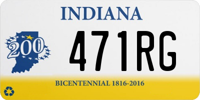 IN license plate 471RG