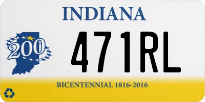 IN license plate 471RL