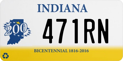 IN license plate 471RN
