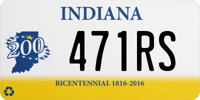 IN license plate 471RS