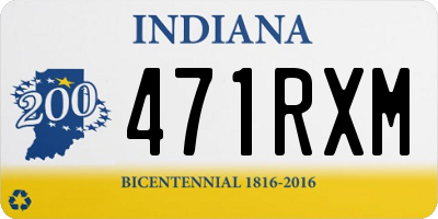 IN license plate 471RXM