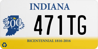 IN license plate 471TG