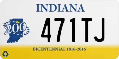 IN license plate 471TJ