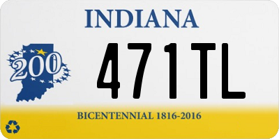 IN license plate 471TL