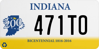 IN license plate 471TO