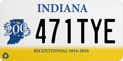 IN license plate 471TYE